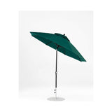 9 Ft Octagonal Frankford Patio Umbrella- Crank Auto-Tilt- Matte Black Frame