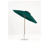 9 Ft Octagonal Frankford Patio Umbrella- Crank Auto-Tilt- Matte Bronze Frame