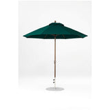 9 Ft Octagonal Frankford Patio Umbrella- Crank Lift- Matte Bronze Frame