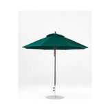 9 Ft Octagonal Frankford Patio Umbrella- Pulley Lift- Matte Bronze Frame