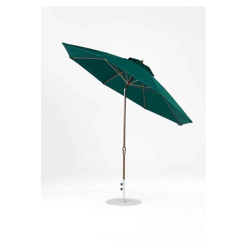 11 Ft Octagonal Frankford Patio Umbrella- Crank Auto-Tilt- Matte Bronze Frame