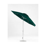 11 Ft Octagonal Frankford Patio Umbrella- Crank Auto-Tilt- Polished Silver Anodized Frame