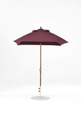 6.5 Ft Square Frankford Patio Umbrella- Crank Lift- Matte Bronze Frame