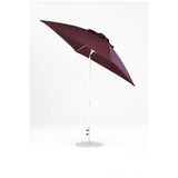7.5 Ft Frankford Square Patio Umbrella- Crank Auto-Tilt- Matte White Frame