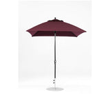 7.5 Ft Square Frankford Patio Umbrella- Crank Lift- Matte Black Frame