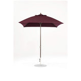 7.5 Ft Square Frankford Patio Umbrella- Crank Lift- Matte Bronze Frame