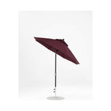 7.5 Ft Octagonal Frankford Patio Umbrella- Crank Auto-Tilt- Matte Black Frame
