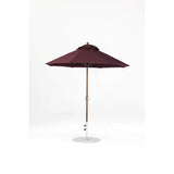 7.5 Ft Octagonal Frankford Patio Umbrella- Crank Lift- Matte Bronze Frame