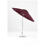 9 Ft Octagonal Frankford Patio Umbrella- Crank Auto-Tilt- Matte Silver Frame