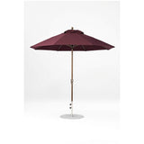 9 Ft Octagonal Frankford Patio Umbrella- Crank Lift- Matte Bronze Frame