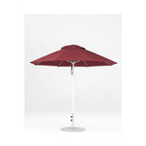 9 Ft Octagonal Frankford Patio Umbrella- Pulley Lift- Matte White Frame