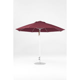 11 Ft Octagonal Frankford Patio Umbrella- Pulley Lift- Matte White Frame