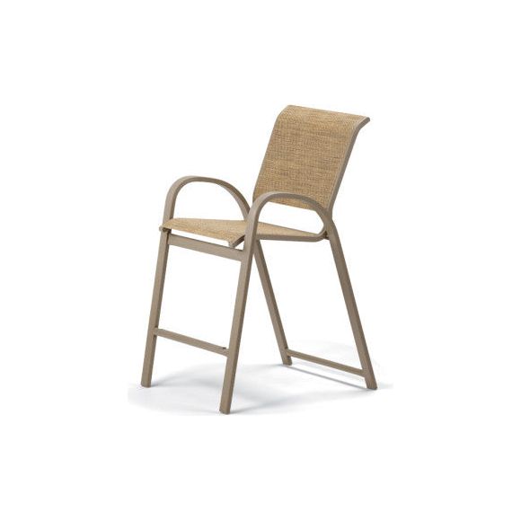 Rosy Brown Telescope Casual Aruba Sling Aluminum Stackable Balcony Height Cafe Chair | 7A30 patio-furniture-telescope-casual-aluminum-sling-counter-stool-7a30 Balcony Chairs Grade A,Grade B Telescope Casual 7A30.jpg