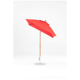 6.5 Ft Frankford Square Patio Umbrella- Crank Auto-Tilt- Wood Grain Frame