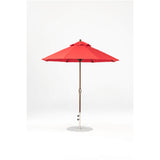 7.5 Ft Octagonal Frankford Patio Umbrella- Crank Lift- Matte Bronze Frame