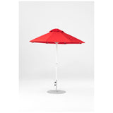 7.5 Ft Octagonal Frankford Patio Umbrella- Crank Lift- Matte White Frame