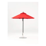 7.5 Ft Octagonal Frankford Patio Umbrella- Pulley Lift- Matte Black Frame