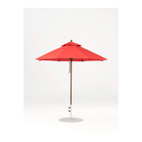7.5 Ft Octagonal Frankford Patio Umbrella- Pulley Lift- Matte Bronze Frame