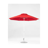 11 Ft Octagonal Frankford Patio Umbrella- Crank Lift- Matte White Frame