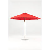 11 Ft Octagonal Frankford Patio Umbrella- Pulley Lift- Matte Bronze Frame
