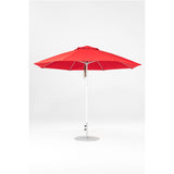 11 Ft Octagonal Frankford Patio Umbrella- Pulley Lift- Matte White Frame