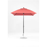 7.5 Ft Square Frankford Patio Umbrella- Crank Lift- Matte Black Frame