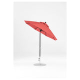 7.5 Ft Octagonal Frankford Patio Umbrella- Crank Auto-Tilt- Matte Black Frame