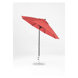 9 Ft Octagonal Frankford Patio Umbrella- Crank Auto-Tilt- Matte Black Frame