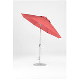 9 Ft Octagonal Frankford Patio Umbrella- Crank Auto-Tilt- Matte Silver Frame