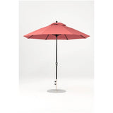 9 Ft Octagonal Frankford Patio Umbrella- Crank Lift- Matte Black Frame