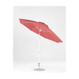 11 Ft Octagonal Frankford Patio Umbrella- Crank Auto-Tilt- Matte White Frame