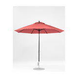 11 Ft Octagonal Frankford Patio Umbrella- Crank Lift- Matte Black Frame