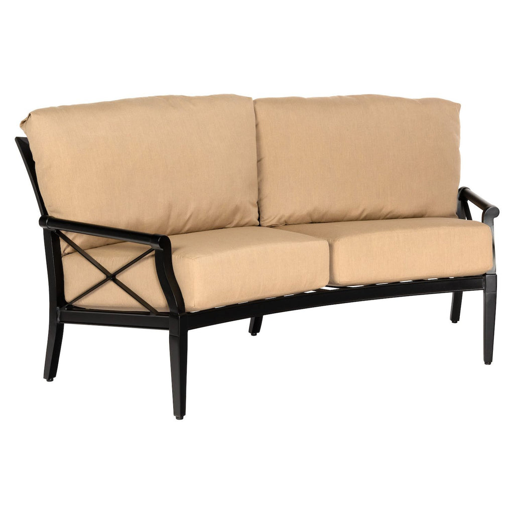 Woodard Andover Cushion Crescent Loveseat