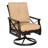 Woodard Andover Swivel Rocker Dining Chair | 510472