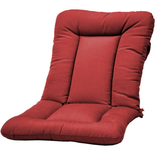 Chair Pad, Euro: Fabric ties | Item#: C-317D replacement-cushions-patio-furniture-chair-pad-c-317d Universal Cushions Universal C-317D.jpg