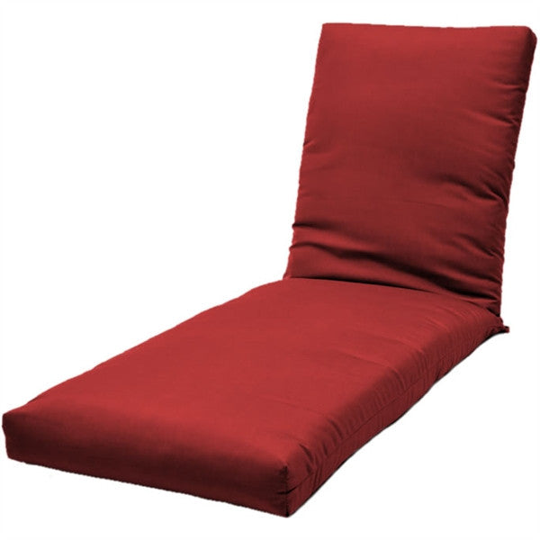 Universal Chaise Lounge Cushion: Fabric ties | Item#: C-35D Universal Cushions replacement-cushions-wrought-iron-furniture-c-35d Brown C-35D.jpg