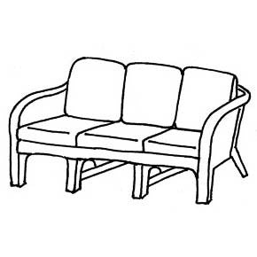 Empire Sofa Cushion - Seats & Backs, Item#: C-41831