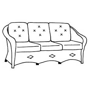 Giardino Sofa Cushion - Seats & Backs, Item#: C-91031