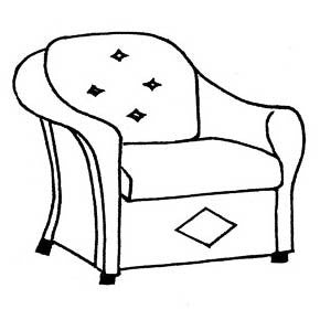 Giardino Lounge Chair/Rocker Cushion - Seat & Back, Item#: C-91805