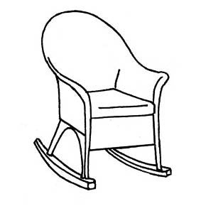 Tesoros High Back Rocker Cushion - Seat Only, Item#: C-92801