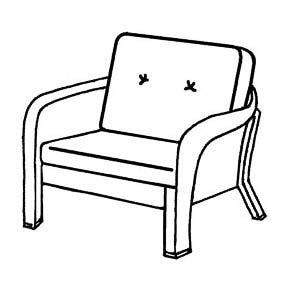 Bravo Lounge Cushion (2 pc.) - Seat & Back, Item#: C-95010