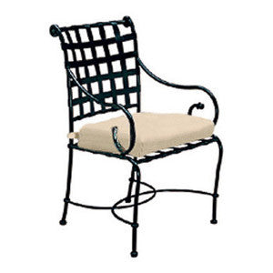 Black Florentine Arm Chair Replacement Cushion | Item C-B1102 brown-jordan-replacement-cushions-florentine-arm-chair-item-c-b1102 Cushions Brown Jordan C-B1102_31470250-f69f-4cf9-934d-e80d7ddc46b5.jpg