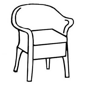 Lloyd Flanders L.F. Heirloom Dining Seat Cushion, Item#: C-L1201 Cushions replacement-cushions-lloyd-flanders-dining-seat-c-l1201 Black C-L1201_88c1d32c-e4dc-4cbb-be66-61d9533817d2.jpg