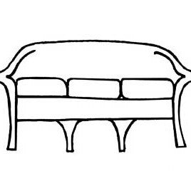 L.F. Heirloom Sofa (3 Cushions Matched), Item#: C-L1203
