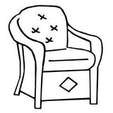 L.F. Reflections Lounge Chair/Rocker Seat & Back, Item#: C-L1210 replacement-cushions-patio-lounge-chair-c-l1210 Cushions Lloyd Flanders C-L1210_4d1a9342-8190-4fff-9c3d-2a0993b3fd00.jpg
