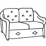 L.F. Reflections Love Seat - Seats & Backs, Item#: C-L1214 replacement-cushions-lloyd-flanders-love-seat-c-l1214 Cushions Lloyd Flanders C-L1214_561624f7-4000-47b0-bc03-ddac7331d96b.jpg