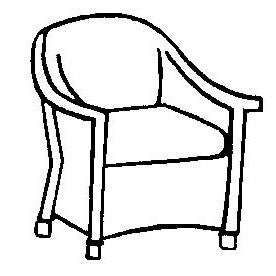 Embassy Dining Chair Cushion - Seat Only, Item#: C-L1216