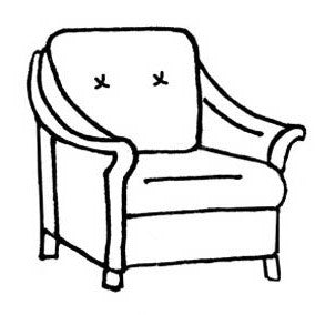 Embassy Lounge Chair Cushion - Seat & Back, Item#: C-L1217
