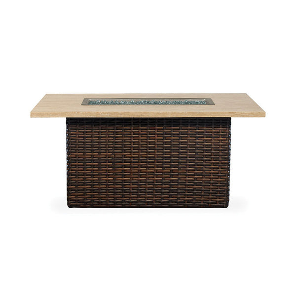 Lloyd Flanders Contempo 52" Rectangular Fire Table