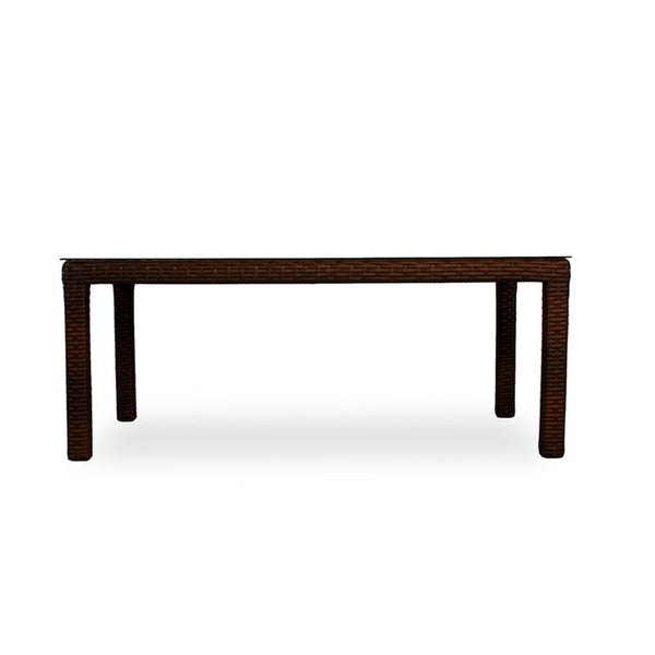 Lloyd Flanders Contempo 72" Rectangular Umbrella Dining Table